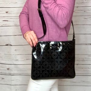 Kate Spade black patent purse